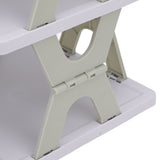 4 Tier Foldable Shoe Rack Narrow Small Space Saving Shoe Organizer for Closet Front Door Entrance V1294-YM0901-3117240300011