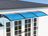 Instahut Window Door Awning 1mx3m Blue AWN-PC6-1X3-BL