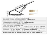 Bed Lift 59x71 in Compatible Bed Size 154 lbs Load DIY Wall Bed Hardware V952-CXSJQ1200MM6MX09VV0