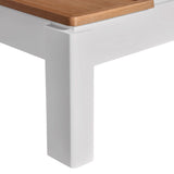 Coffee Table High Gloss Finish Lift Up Top MDF White Ash Colour Interior Storage V43-CT-GND-WA