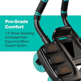 Automatic Rebound Ab Roller with Six-Point Elbow Support & Phone Holder for Home Gym Core Workout V1107-CS-LZCJFLH