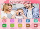 Kids Digital Dual Lens Camera, 4x Zoom and HD Video Recording V196-KDC-0024