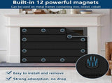 Magnetic Fireplace Cover Draft Stopper for Indoor Heat Loss V1188-MS-717-016