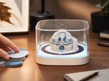3D Desk Calendar Telescope Observatory Sculpture Model, Creative Paper Carving Memo Pad with Sticky V1369-AZ3-W-13454