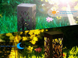 6-Pack Solar Garden Lights Waterproof Warm White LED Outdoor Lights Black Shell V1188-MS-710-178
