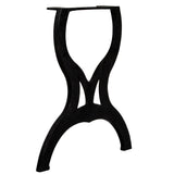 Dining Table Legs 2 Pcs X-frame Cast Iron 43_245432