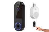 Smart Video Doorbell Camera Wireless Outdoor Doorbell Camera-Black V1263-JX-7397