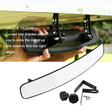 Compatible For Golf Cart Mirrors Universal Folding Side View Mirror Zone Carts Shockproof Adjustable V1192-AZ-W-23492