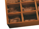 Wall Mounted Figures Display Shelves Rack Retro Wooden Figures Display Case for Home Bedroom 16 V1294-YM0703-3117230122711