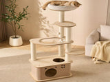 Nordic Gray Felt Cat Tree V1408-L03