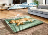 Warm Dog Bed Washable Pet Bed Non-Slip Dog Bed High Backrest Dog Bed Thick Dog - Gray - Size V1107-136-17007-GRY4