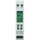 LEGRAND, MicroRex D11 Basic 003710 Timer Switch Digital with 7 Day Program Directly on The Device V1202-V1-LEG003710