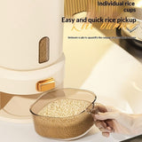 large capacity rice dispenser, measuring cup, time scale, plastic grain storage container, sealed V1102-122-98988-CRE-20L