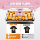 VEVOR Heat Press Machine 15x15 in Slide Out Heat Transfer Machine T-Shirts Pink V952-AYPBSTHJP15152NXKV3