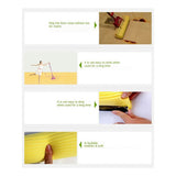 Mop Roller Head Refill Sponge Refills Cleaning Pads Absorbent Replacement Wet Mopping Clo C411 V1370-AZ4-11882