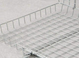 Extra Large Grill Basket for BBQ Heavy-Duty Stainless Steel Grill Accessories for Fish, Shrimp, V1366-AZ2-W-18151