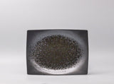 Plate Square 22cm Black Pearl Glaze V637-C6123
