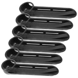 6-Piece Billiards Accessories Set with Snooker Track, Black Rectangular Indoor Pool Table Sports V1369-AZ3-W-20767
