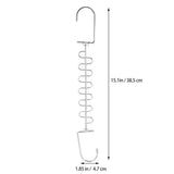 Space Saving Hanger Hooks , Transparent Iron Closet Organizer with Closed Slot Design V1369-AZ3-W-20581
