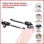 1000KG 20W Solar Double Swing Auto Motor Remote Gate Opener V63-822951