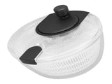 Manual Salad Dehydrator Transparent Plastic Hand Crank Vegetable Washer Dryer Drainer for Kitchen V1294-YM0901-3118250047211