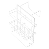 Refrigerator Storage Rack Iron Durable Side Wall Mounted Mini Fridge Organizer for Home Kitchen V1294-YM0714-3118210287011