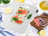 Dishwasher Safe Stainless Steel Cutting Board Plated Silver for Kitchen Chopping V1192-AZ-W-32945