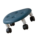 Low Roller Seating PU Surface Plastic Structure Movable Universal Wheels Stool for Living Baby V1294-YM0901-3116240005911