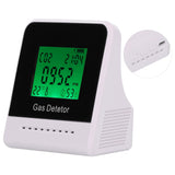 400-5000ppm Air Quality Detector CO Temperature Humidity Monitor with Clock USB Charging V1294-YM0901-3113210099011