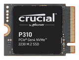Crucial P310 2TB M.2 2230 NVMe SSD 7100/6000 MB/s 1M IOPS 440TBW 2M MTTF for MS Surface Pro Valve V1202-V2-HBC-P310-2TBV2