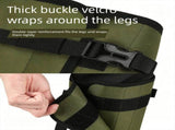 Waterproof Hiking Gaiters Green - 3 Layer Nylon Leg and Boot Covers with Adjustable Buckles for V888-ELOSUNG57061-1