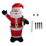 Blow Up Father Christmas Lighted 1.8m Polyester Fiber Inflatable Father Christmas for Event Venue V1294-YM0901-3115230107212