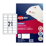 AV Laser Lbl L7160 21Up Pk250 DS-AV959090