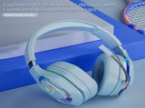 Bluetooth Headphones, Wireless Over-ear Headphones Gaming Headset Gaming Headphones with Microphone, V1192-AZ-W-29651