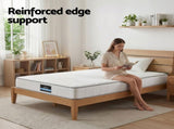 Giselle King Single Mattress 20cm with Reinforced Edge Support Egg-Crate Foam MATTRESS-D-PLAIN-20-KS