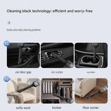 Black Handheld Cordless set Vacuum Cleaner Air Duster 4-in-1 Mini Vacuum Blower Rechargeable V888-ELOSUNG53328