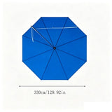 Patio Umbrella Replacement Canopy, 10ft/11ft Umbrella Top Outdoor Umbrellas Covers with 6/8 V1366-AZ2-W-14253