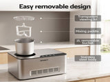 Devanti 2L 2-in-1 Ice Cream & Yogurt Maker Machine No Pre-Freezing Homemade Gelato Sorbet ICM-SFS03-SL