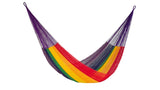 Mayan Legacy Single Size Cotton Mexican Hammock in Rainbow Colour V97-3M RAINBOW