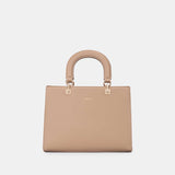 Bagco Valette Leather Satchel-Mud V999-BX012503012-MUD