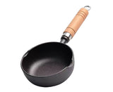 Cast Iron Pot, Even Heating Multifunctional Non-Stick Stir Fry Pan, 11 x 4cm V1263-JX-2988