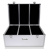 Embellir CD Case DVD Cases Storage Box 500 Discs Aluminium Case DVD Folders CASE-CD-500-SL