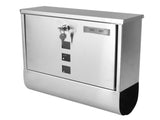 Mail Box European Style Narrow Slot Stainless Steel Hanging Locking Mailbox for Outside Garden V1294-YM0523-3117220052311