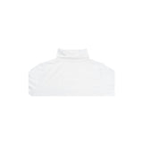 Ladies SKIVVY Womens Long Sleeve Plain Top Warm Turtleneck Cotton High Neck in White V563-BR-LSKIVV-WHT-S