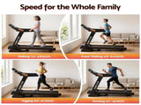 Everfit Treadmill Electric Auto Incline Home Gym Fitness Exercise Machine 490mm TMILL-480-M196-AUTO