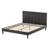 Artiss Bed Frame Queen Size LED Black RAVI BFRAME-G-RAVI-Q-BK-ABC