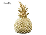 L Size Gold Pineapple Ornament Resin Artificial Pineapple Figurine Stature for Living Room Bedroom V1294-YM0901-210303ZB06-3