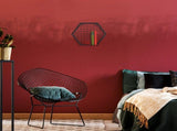 3-Piece Black Hexagon Wire Wall Shelf Set, Industrial Mesh Display Shelves in 3 Sizes V1188-MS-731-111