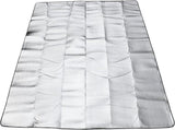 Double Sided Aluminium Foil Foam Camping Mat, Waterproof Insulated Ground Sheet for Tents, Beach, V1189-LC-AMZ-00059