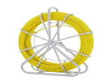 Fish Tape Fiberglass, 129.5 m, 6.35 mm, Duct Rodder Fishtape Wire Puller, Cable Running Rod with V952-DZJYDB14425FT0HH2V0
